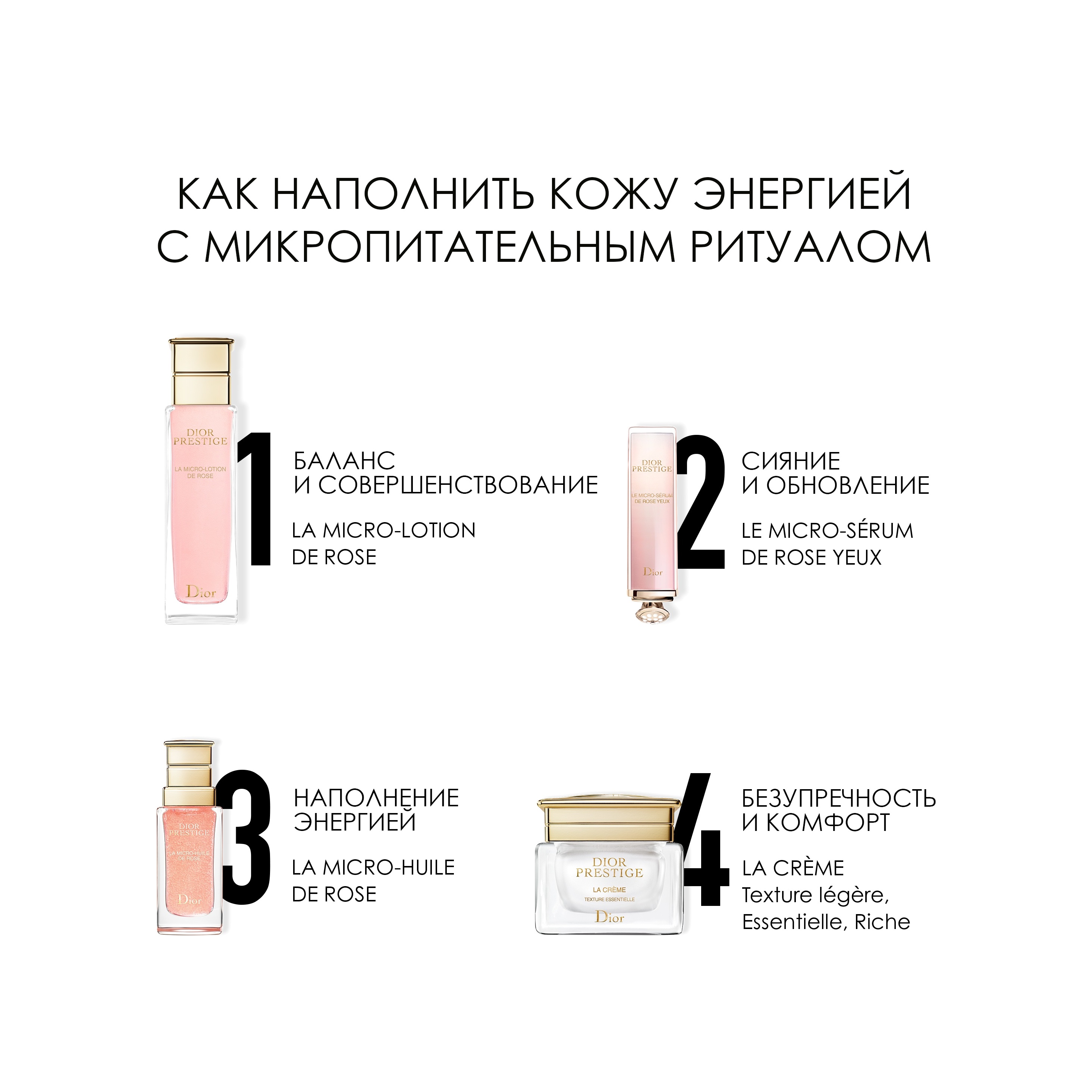 Лосьон для лица микропитательный Dior Prestige  купить в VISAGEHALL