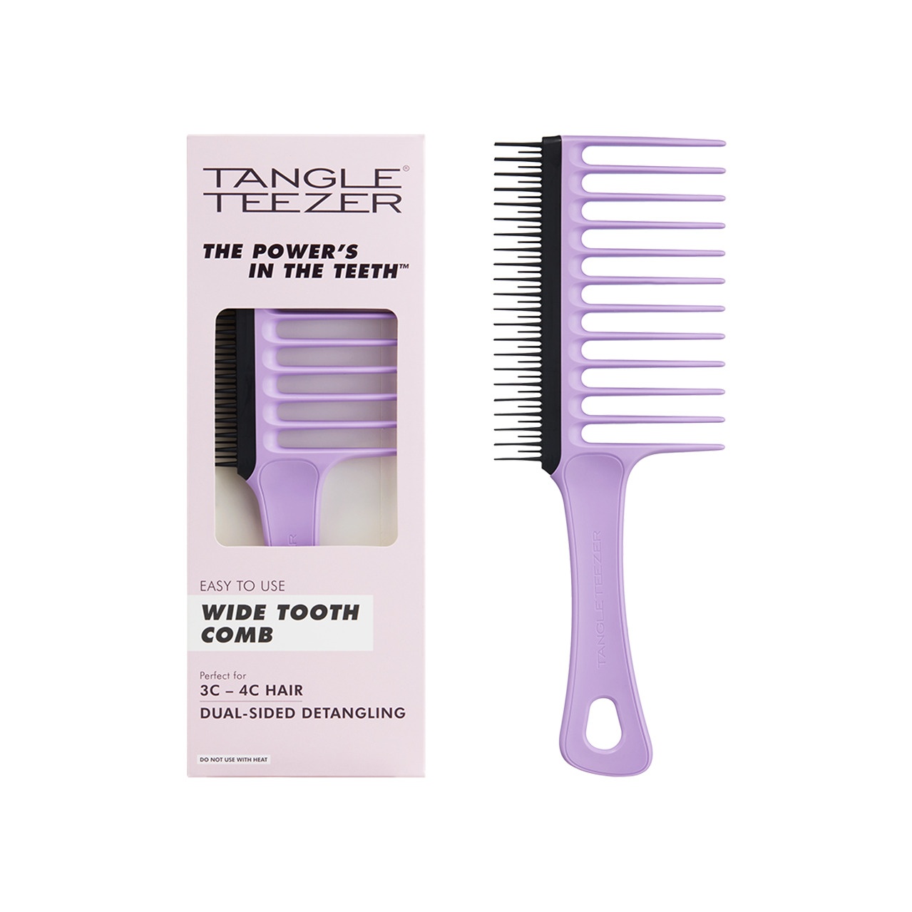 Расческа-гребень для волос Wide Tooth Comb Purple Passion купить в VISAGEHALL