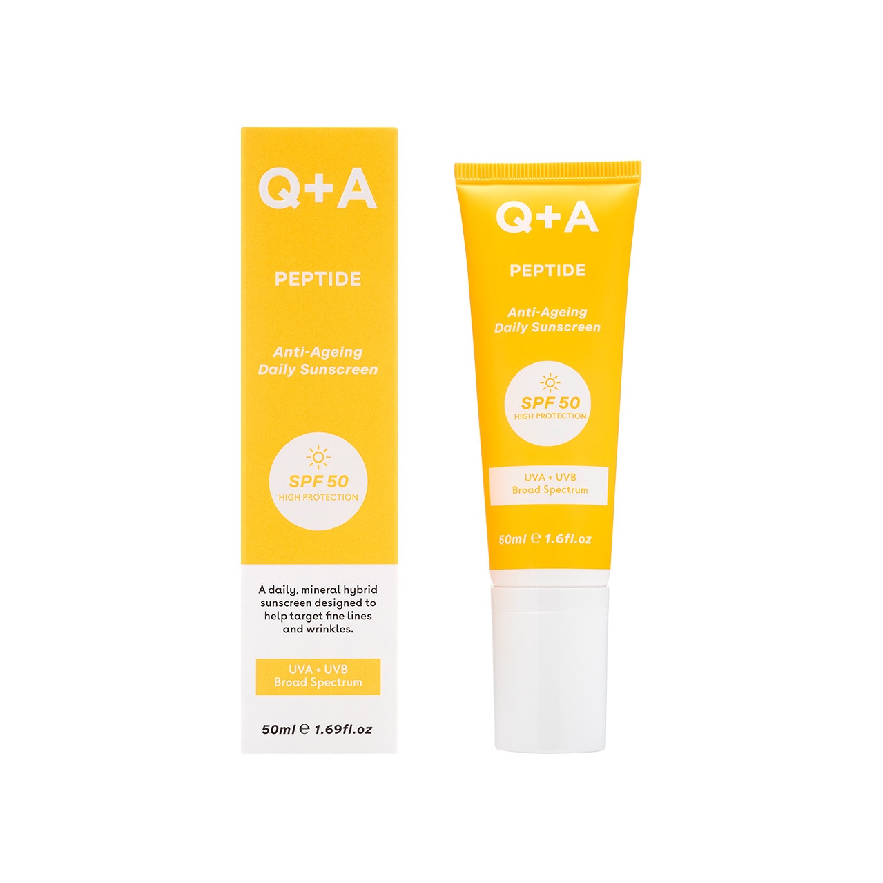 Солнцезащитный крем для лица Peptide SPF50 купить в VISAGEHALL