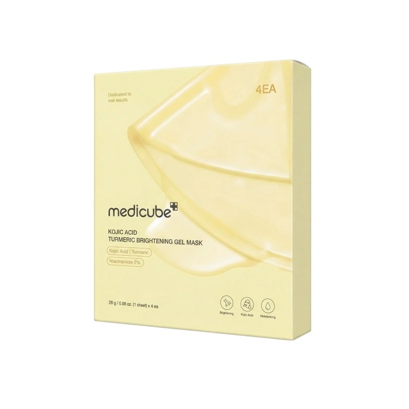 Набор Маска гидрогелевая для сияния кожи Kojic Acid Turmeric Brightening Gel Mask