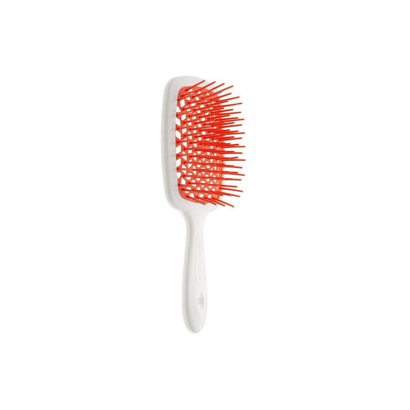 Щетка для волос белая, оранжева Superbrush