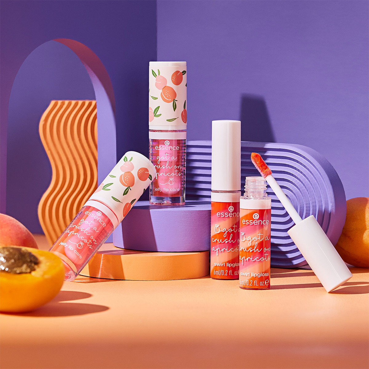 Блеск для губ got a crush on apricots swirl lipgloss купить в VISAGEHALL