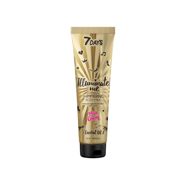 Молочко для тела мерцающее Miss Crazy Illuminate Me 