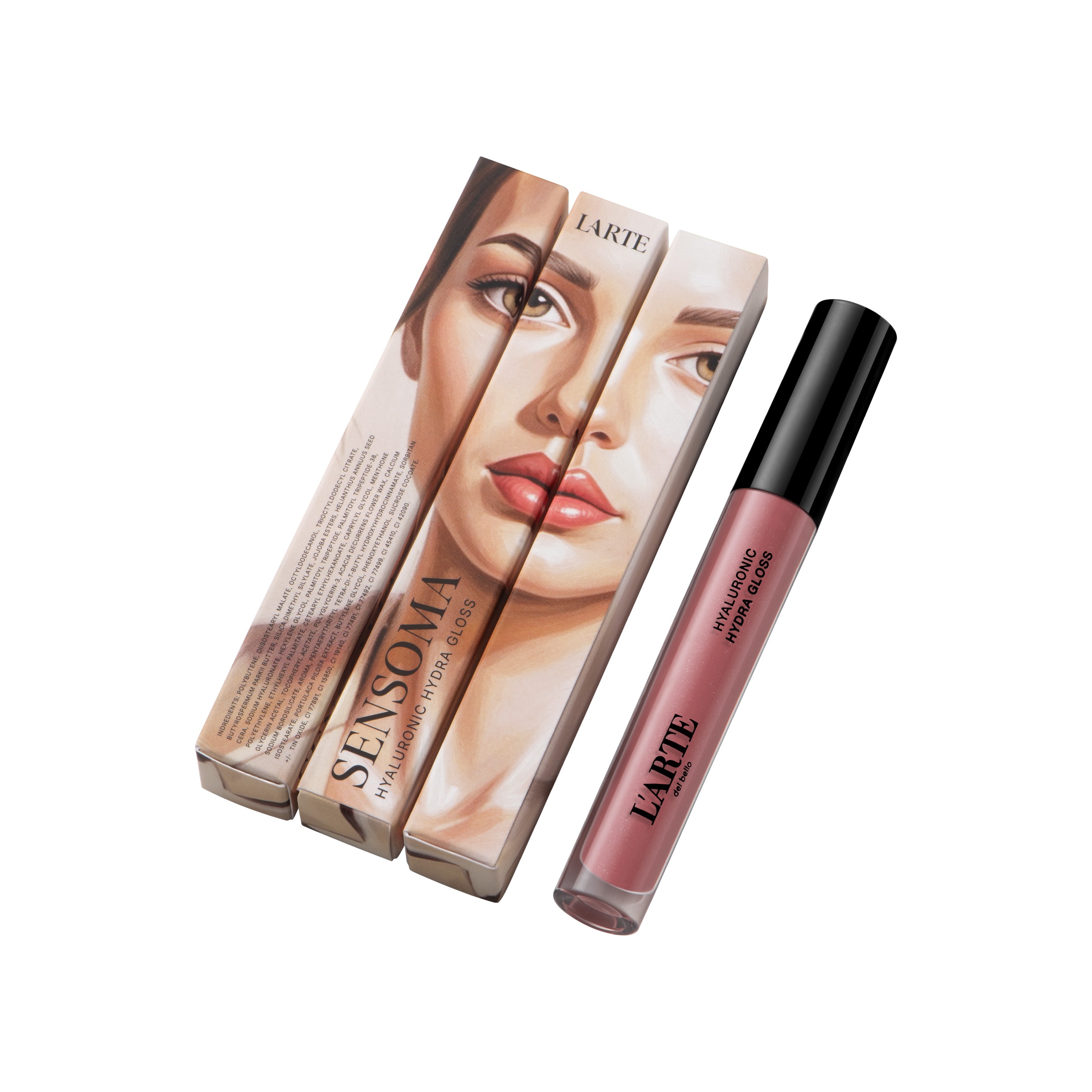Блеск для губ увлажняющий Sensoma Hyaluronic Hydra Gloss