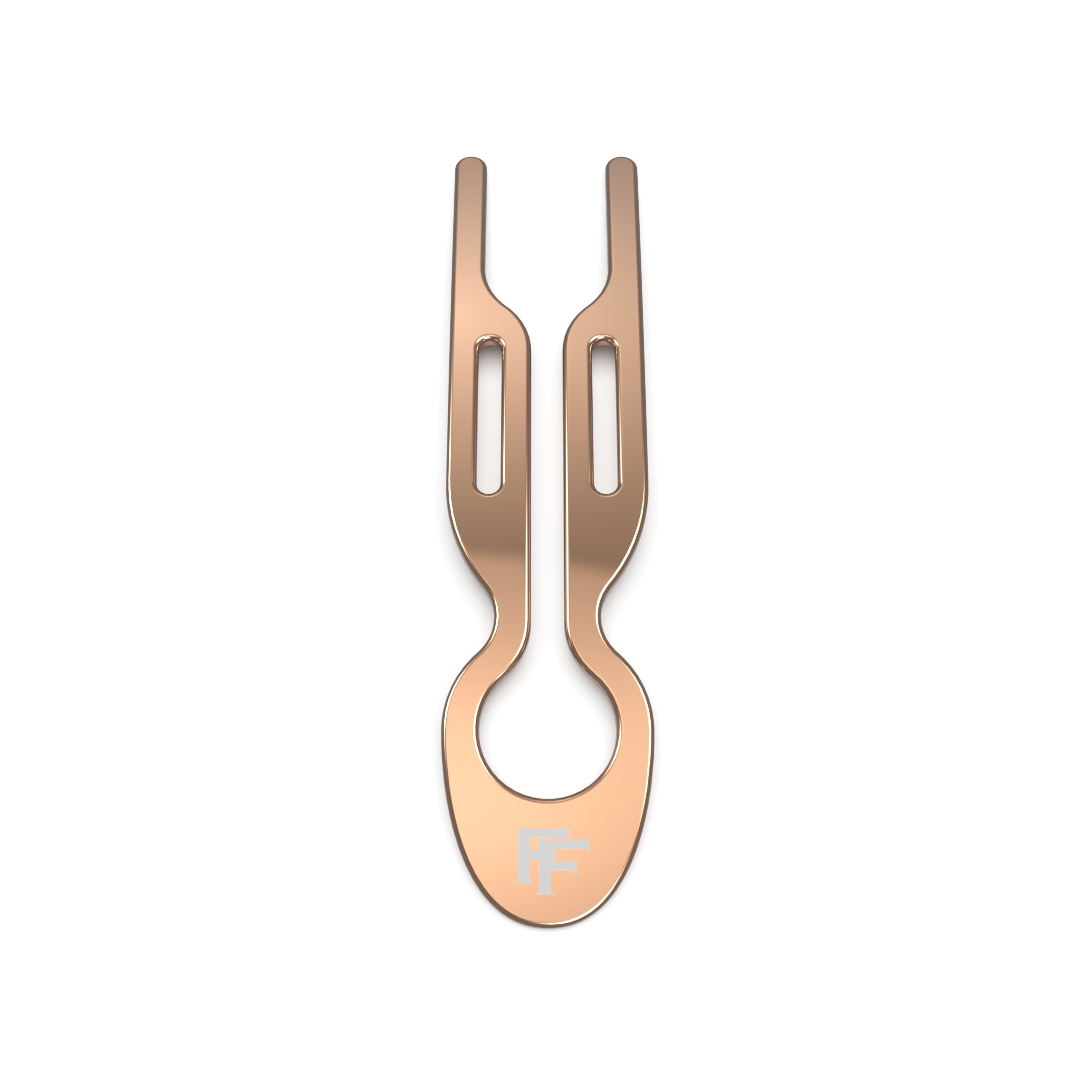 Заколка металлическая Розовое золото Rose Gold Hairpin №1 купить в VISAGEHALL