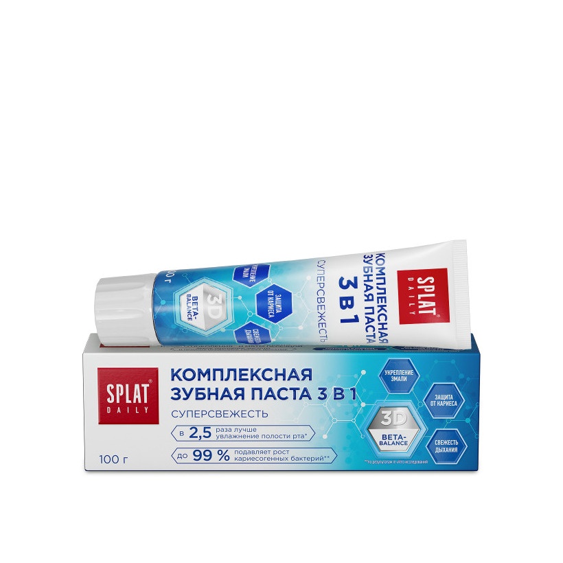 Зубная паста Daily Суперсвежесть 3в1 купить в VISAGEHALL
