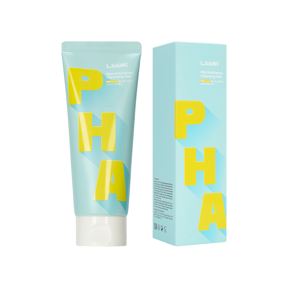 Гель для умывания мягкий отшелушивающий с PHA-кислотами купить в VISAGEHALL