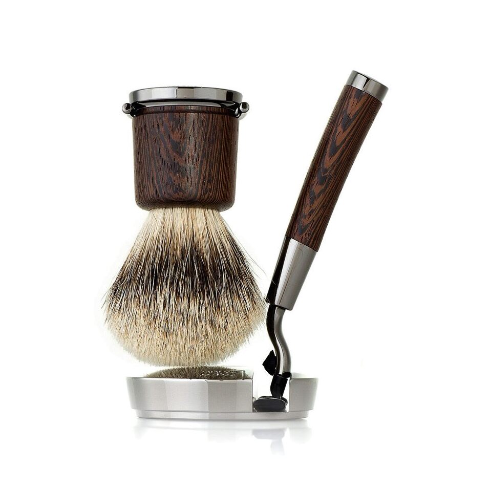 Бритвенный станок с держателем и помазком Collezione Abrbiere