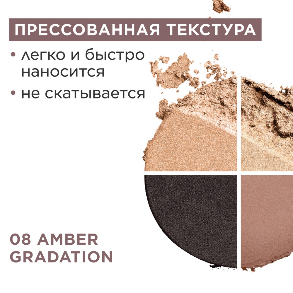 Тени для век четырехцветные Ombre 4 Couleurs