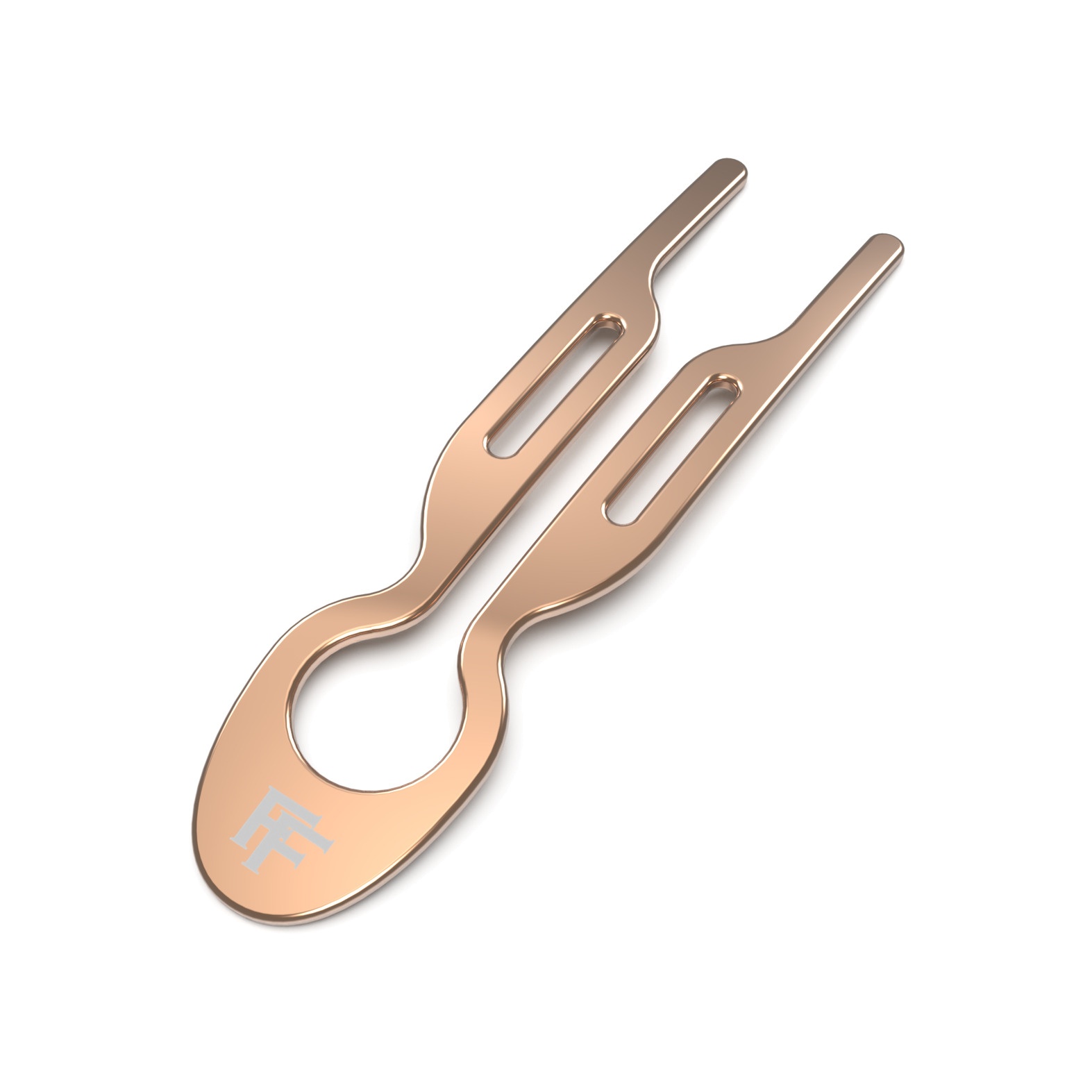 Заколка металлическая Розовое золото Rose Gold Hairpin №1 купить в VISAGEHALL