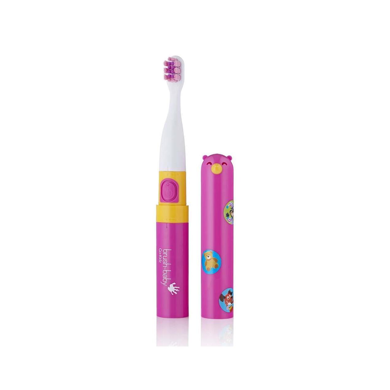 Щетка зубная звуковая Go-Kidz Pink Brush-Baby купить в VISAGEHALL