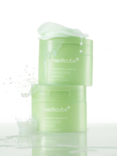 Тонер-пэды усрокаивающие с центеллой Exosome Cica Calming Pad купить в VISAGEHALL