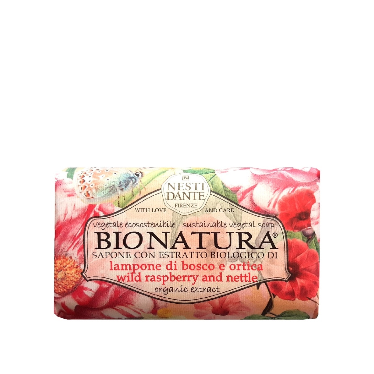 Мыло Малина и крапива Bionatura купить в VISAGEHALL