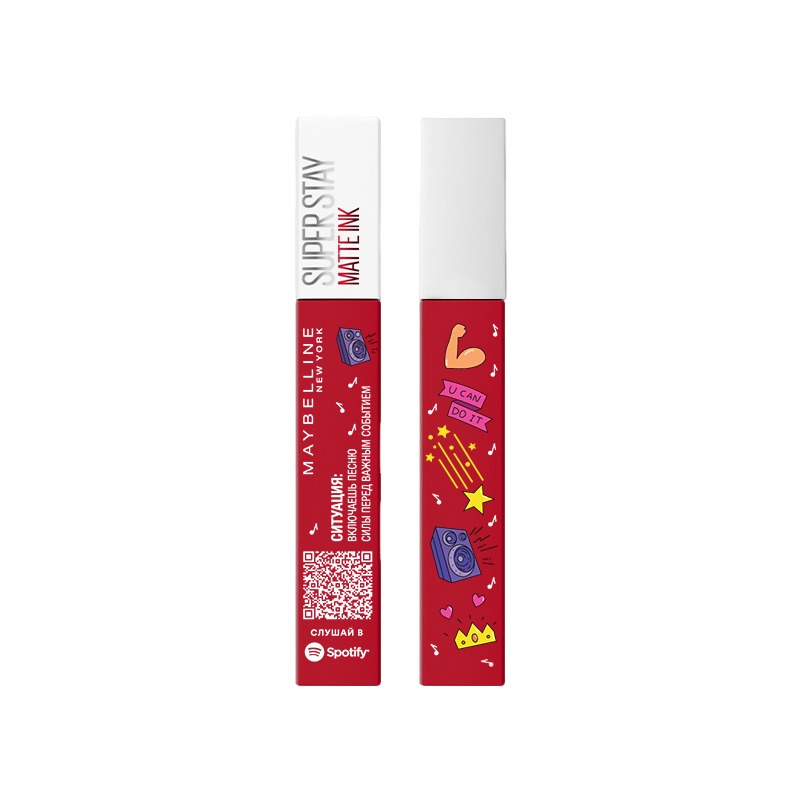 Помада жидкая матовая Matte ink x Spotify 