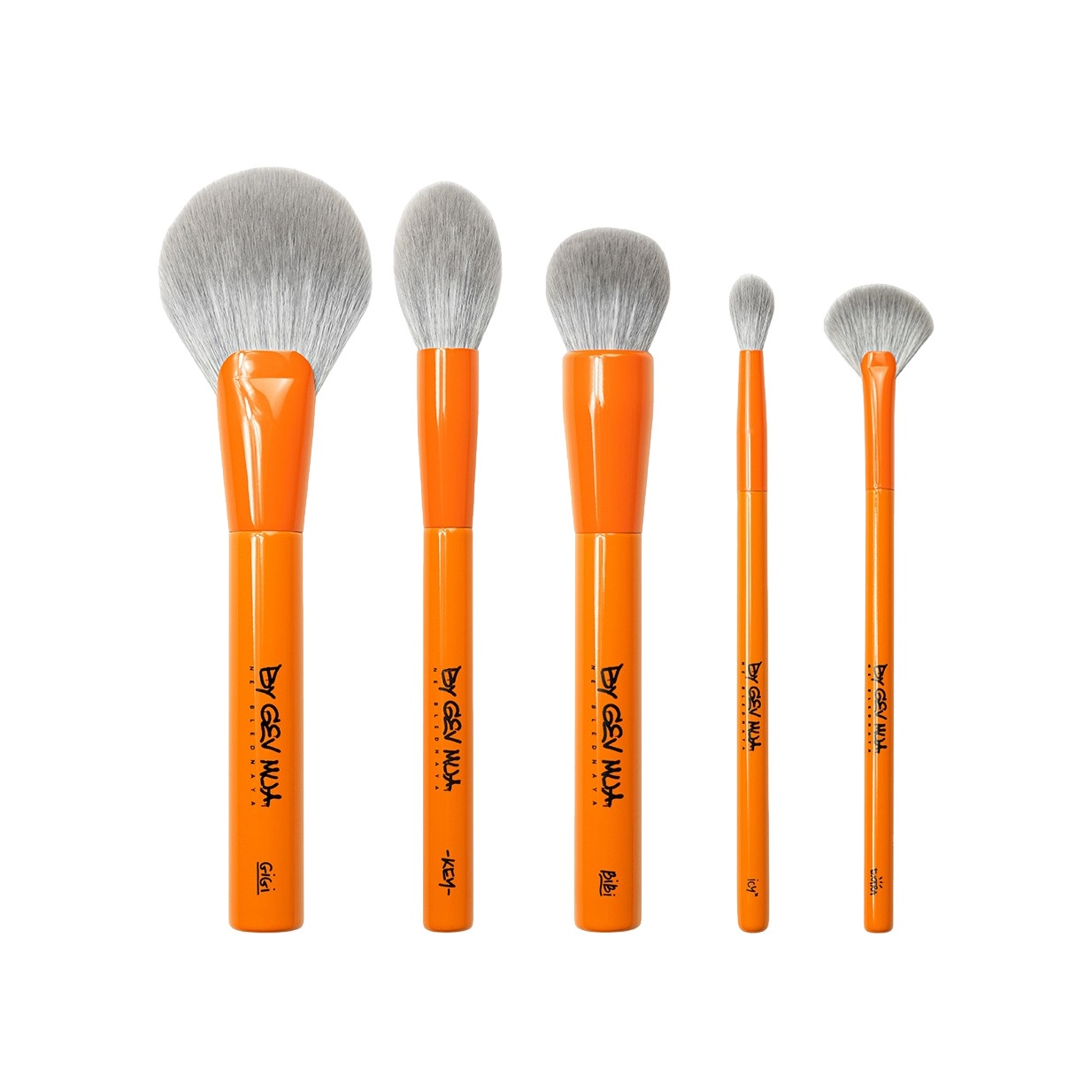 Набор кистей лимитированный для макияжа Face 1 Orange Medness купить в VISAGEHALL