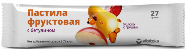 Пастила фруктовая яблоко с грушей  купить в VISAGEHALL