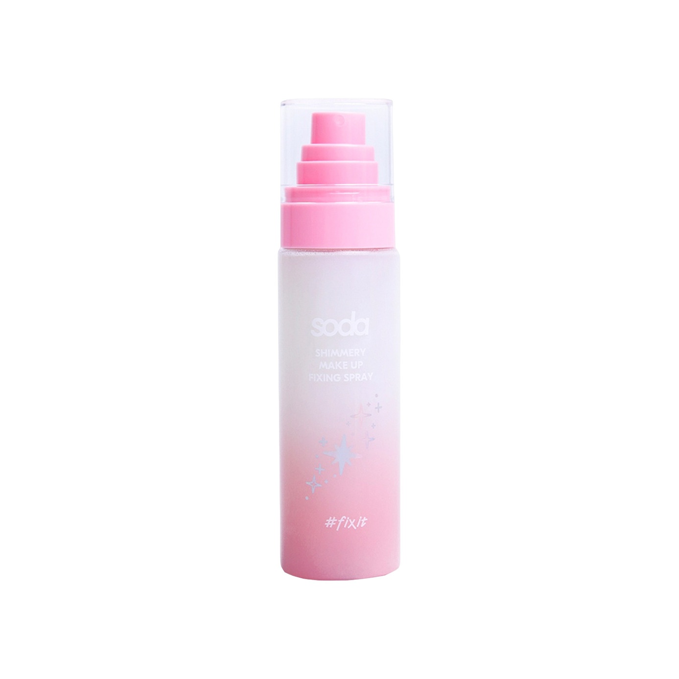 Фиксирующий спрей для макияжа мерцающий Shimmery Make Up Fixing Spray #fixit купить в VISAGEHALL