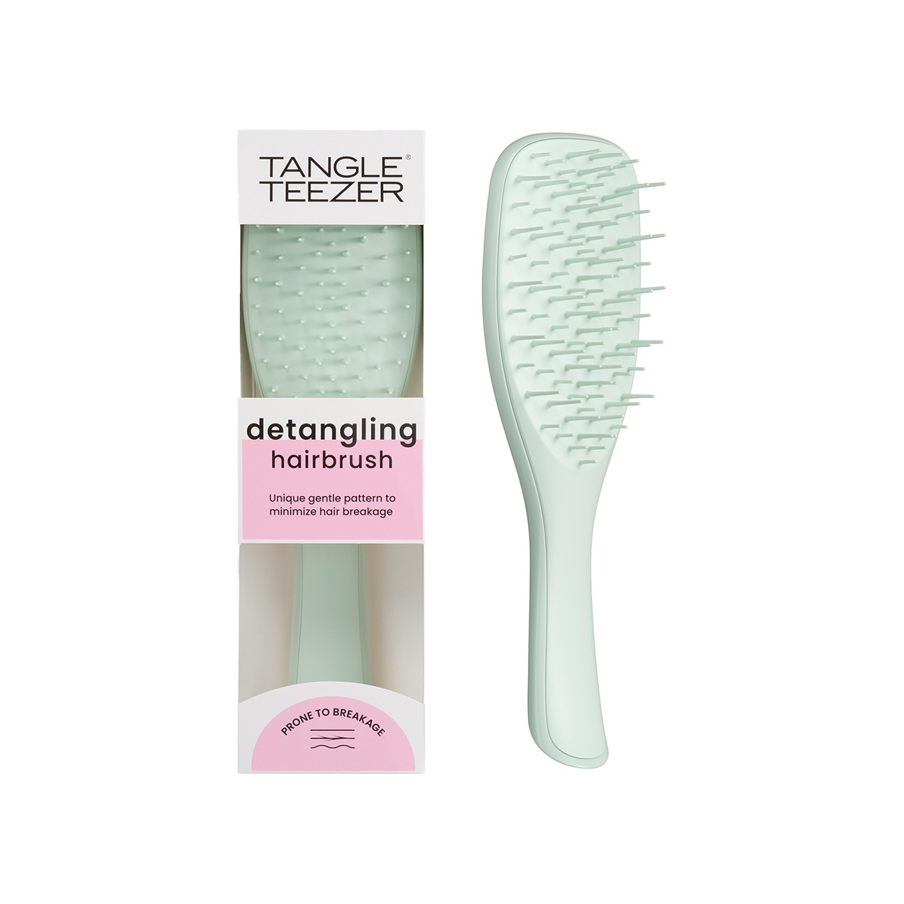 Расческа для волос The Ultimate Detangler Extra Gentle Eucalyptus Green купить в VISAGEHALL