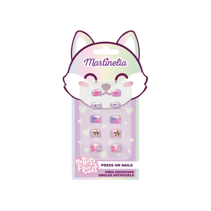 Набор накладных ногтей сиреневый