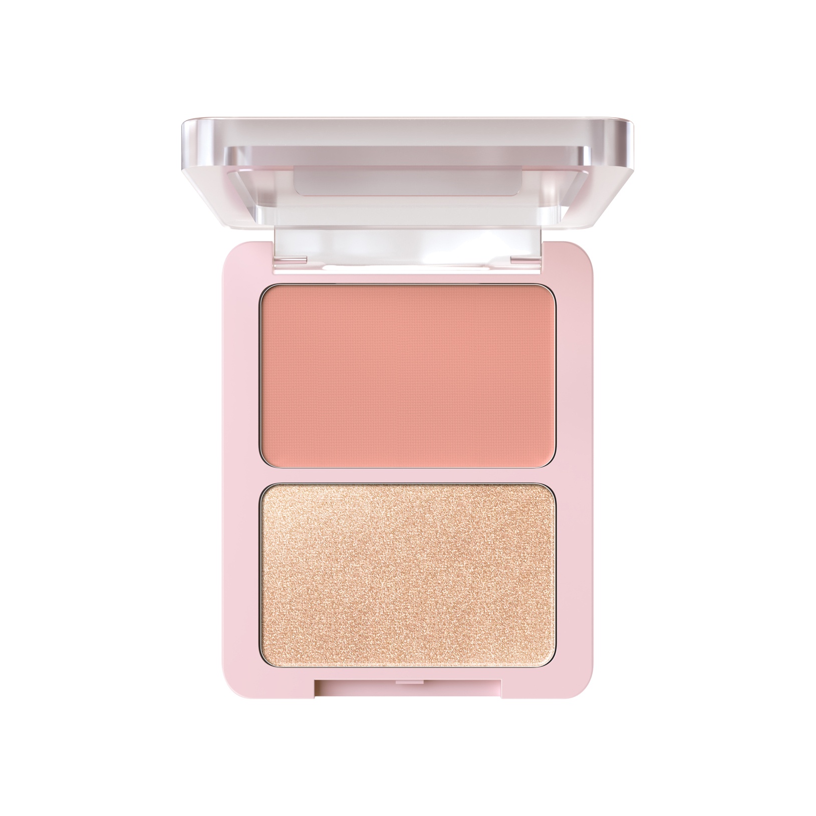 Палетка для лица двойная Blush & Highlighter Duo Face Palette