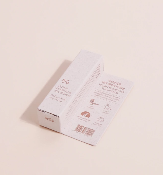 Бальзам для губ веганский с чаем комбуча Vegan Kombucha Tea Lip Balm купить в VISAGEHALL