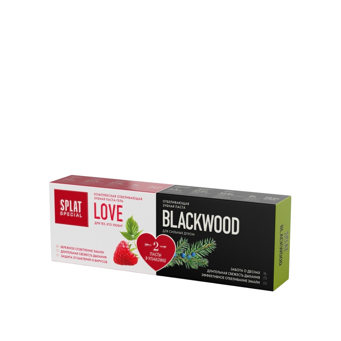 Набор зубных паст Love/Blackwood купить в VISAGEHALL