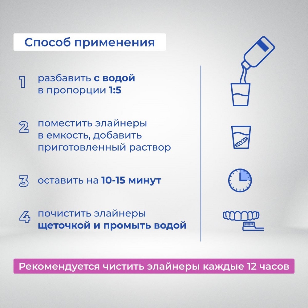 Средство для очистки элайнеров купить в VISAGEHALL