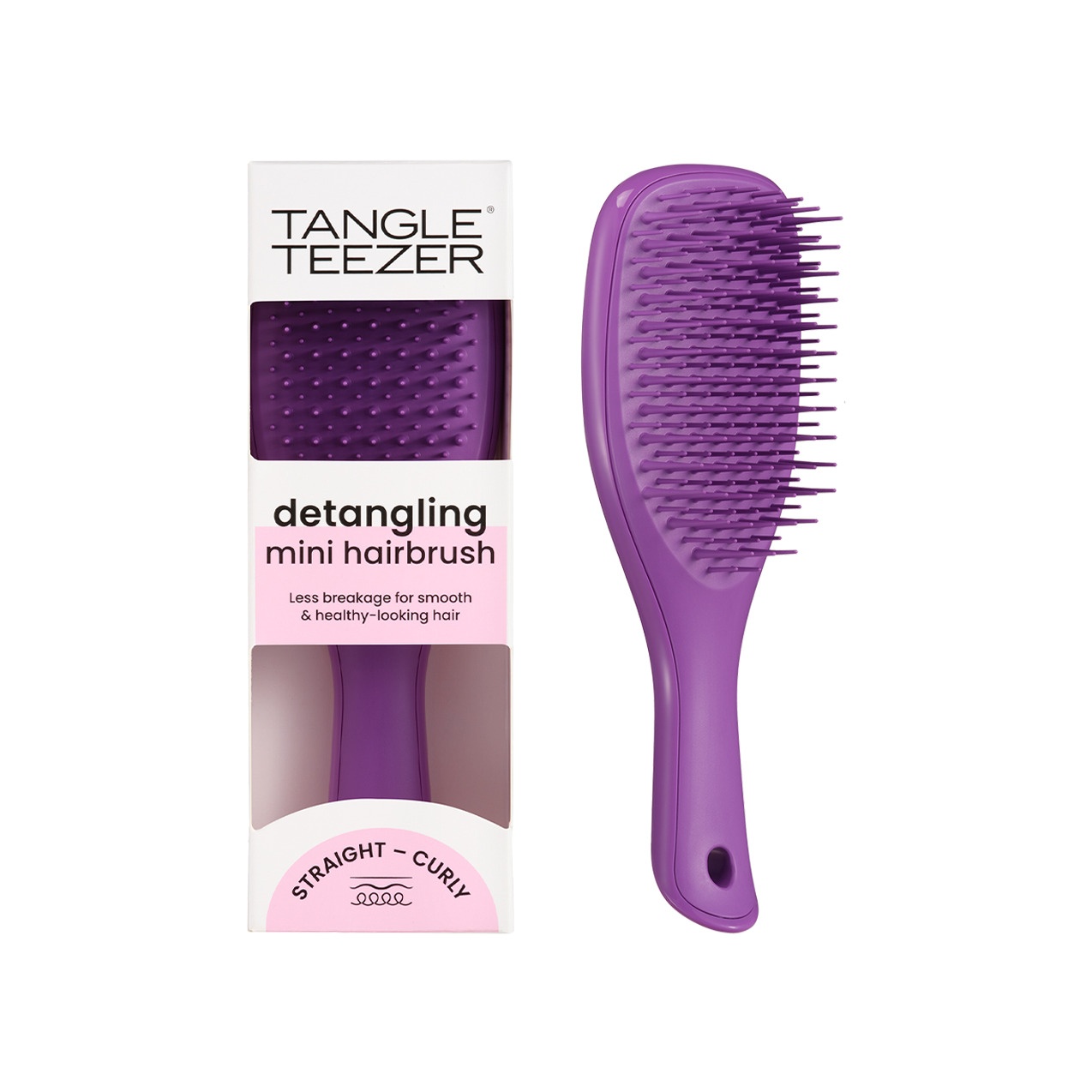 Расческа для волос The Ultimate Detangler Mini Fresh Purple купить в VISAGEHALL