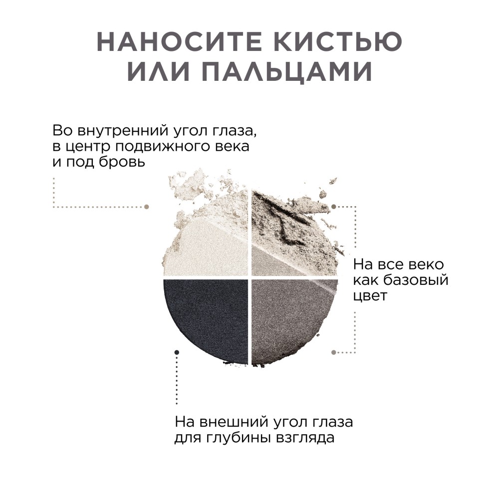 Тени для век четырехцветные Ombre 4 Couleurs