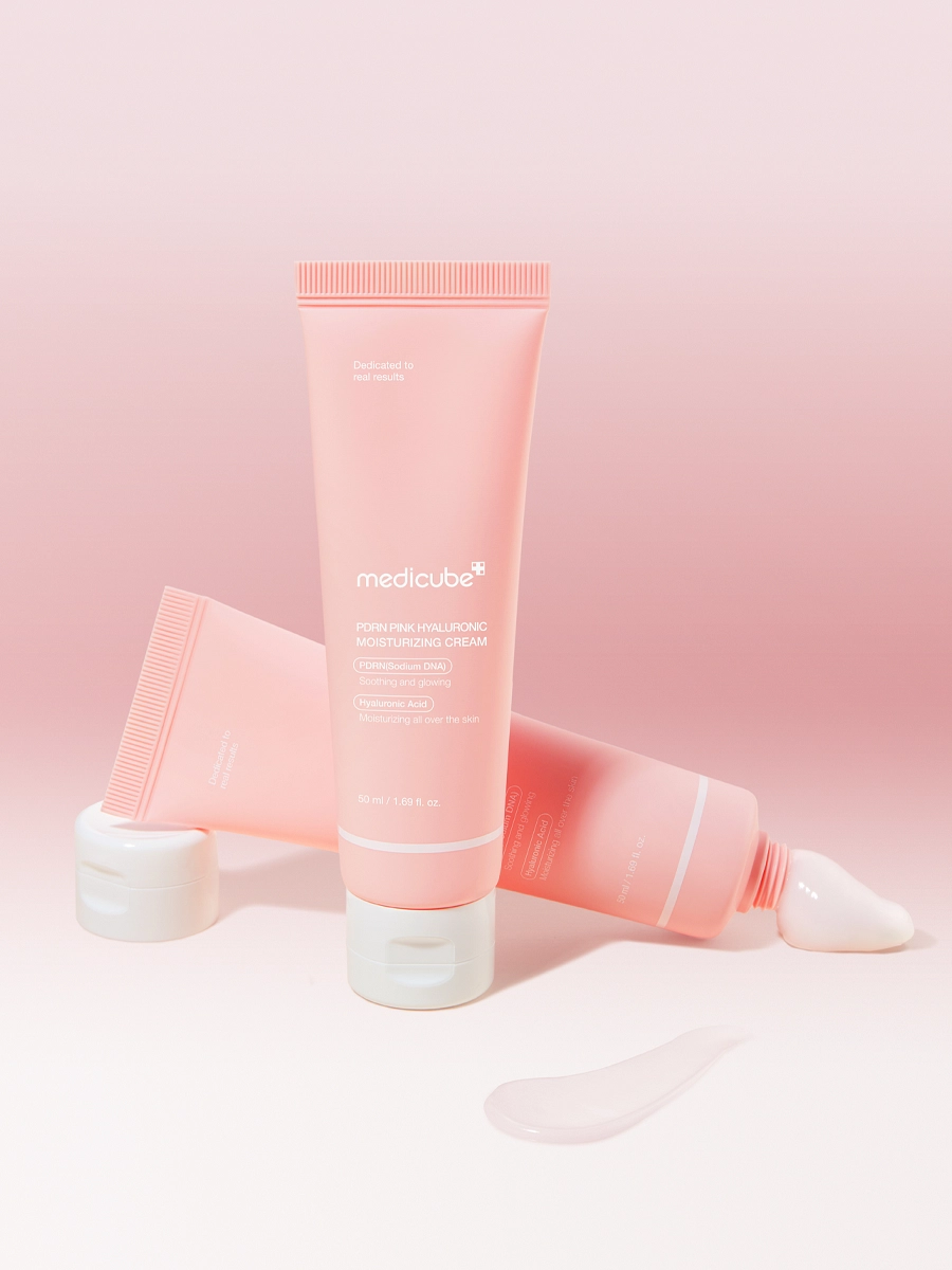 Крем для лица пептидный с PDRN Pink Hyaluronic Moisturizing Cream купить в VISAGEHALL