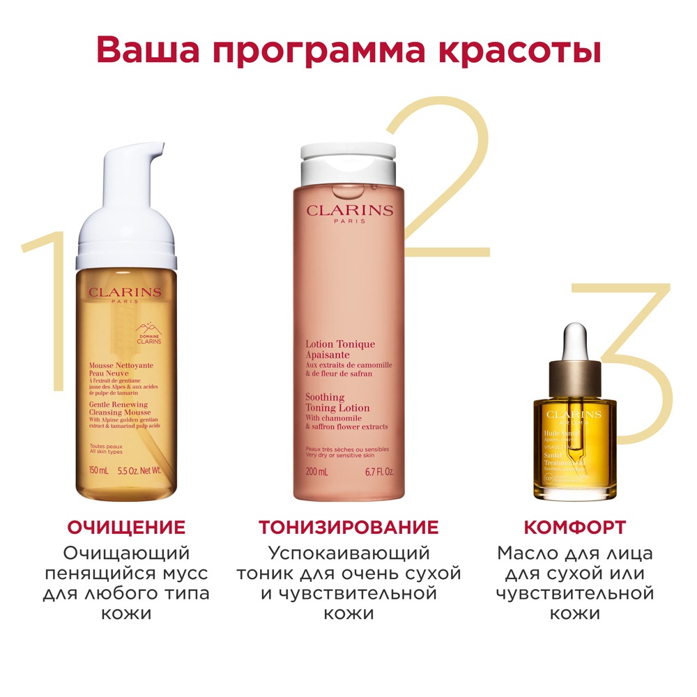 Масло косметическое для сухой или красноватой кожи Huile Santal