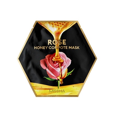 Маска для лица против тусклости медовая Rose Honey Compote Mask  купить в VISAGEHALL