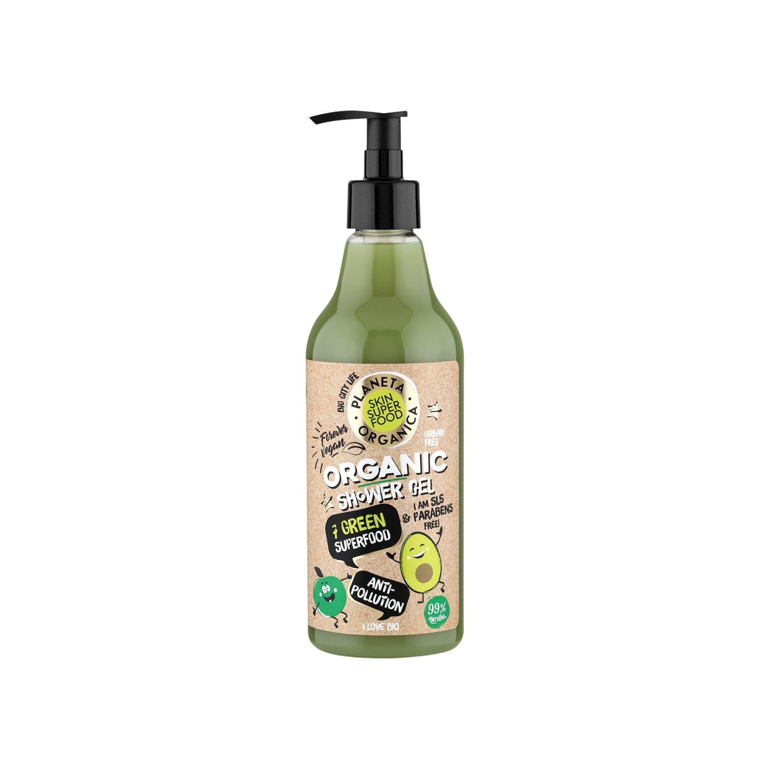 Гель для душа Anti-pollution Skin Super Food купить в VISAGEHALL