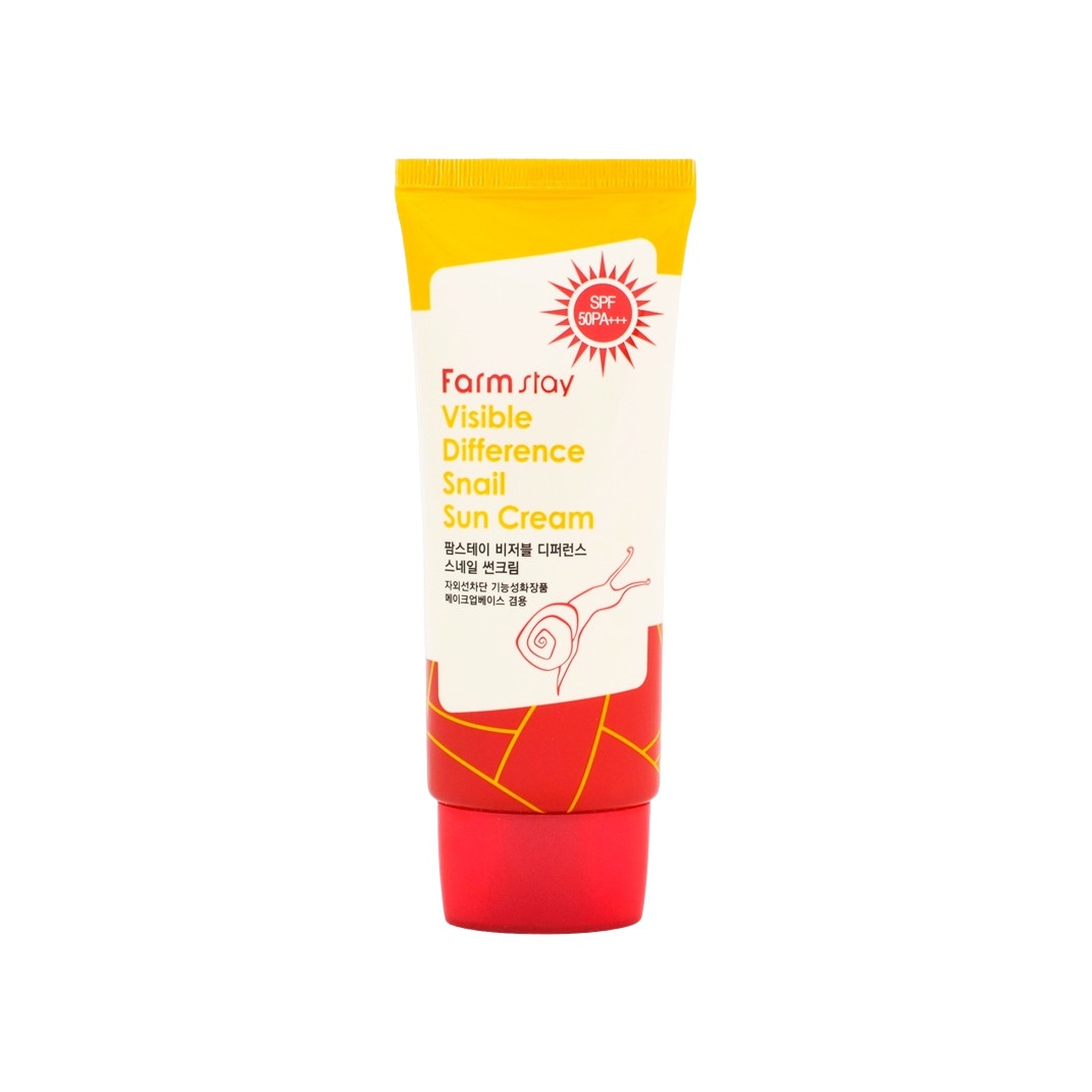 Крем солнцезащитный с муцином улитки SPF50 PA+++ купить в VISAGEHALL