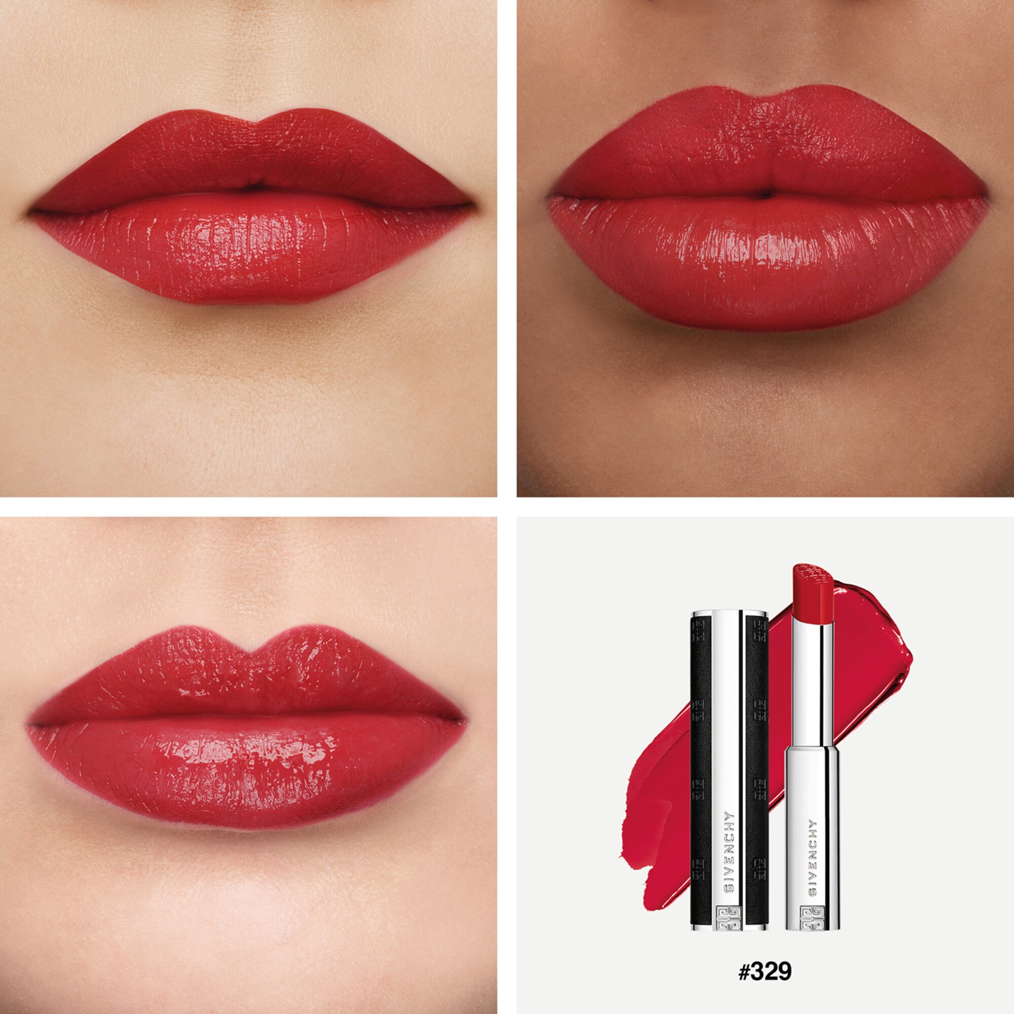 Помада для губ увлажняющая сияющая Le Rouge Interdit Satin