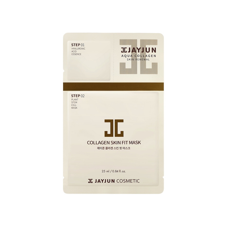 Маска для лица 2-х этапная с гиалуроновой кислотой и коллагеном Collagen Skin Fit 25мл купить в VISAGEHALL