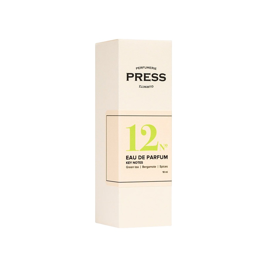 Парфюмерная вода №12 Green Tea, Begrgamote, Spices купить в VISAGEHALL