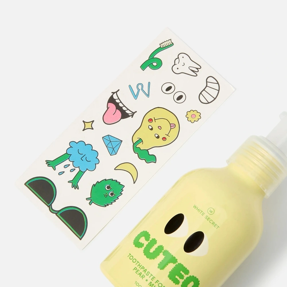 Зубная паста детская со вкусом груши и мяты Cuteq купить в VISAGEHALL