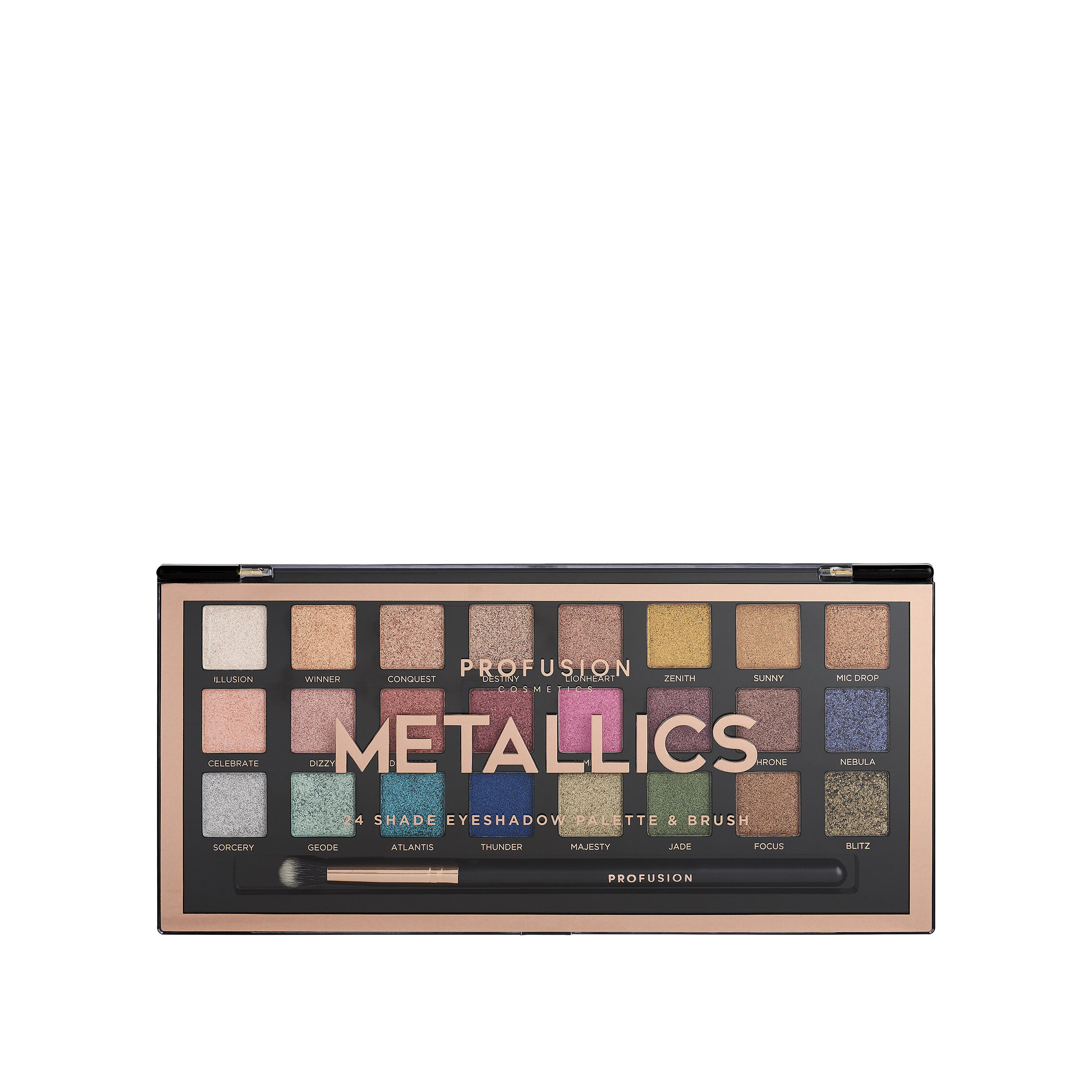 Палетка теней для глаз Metallics  купить в VISAGEHALL
