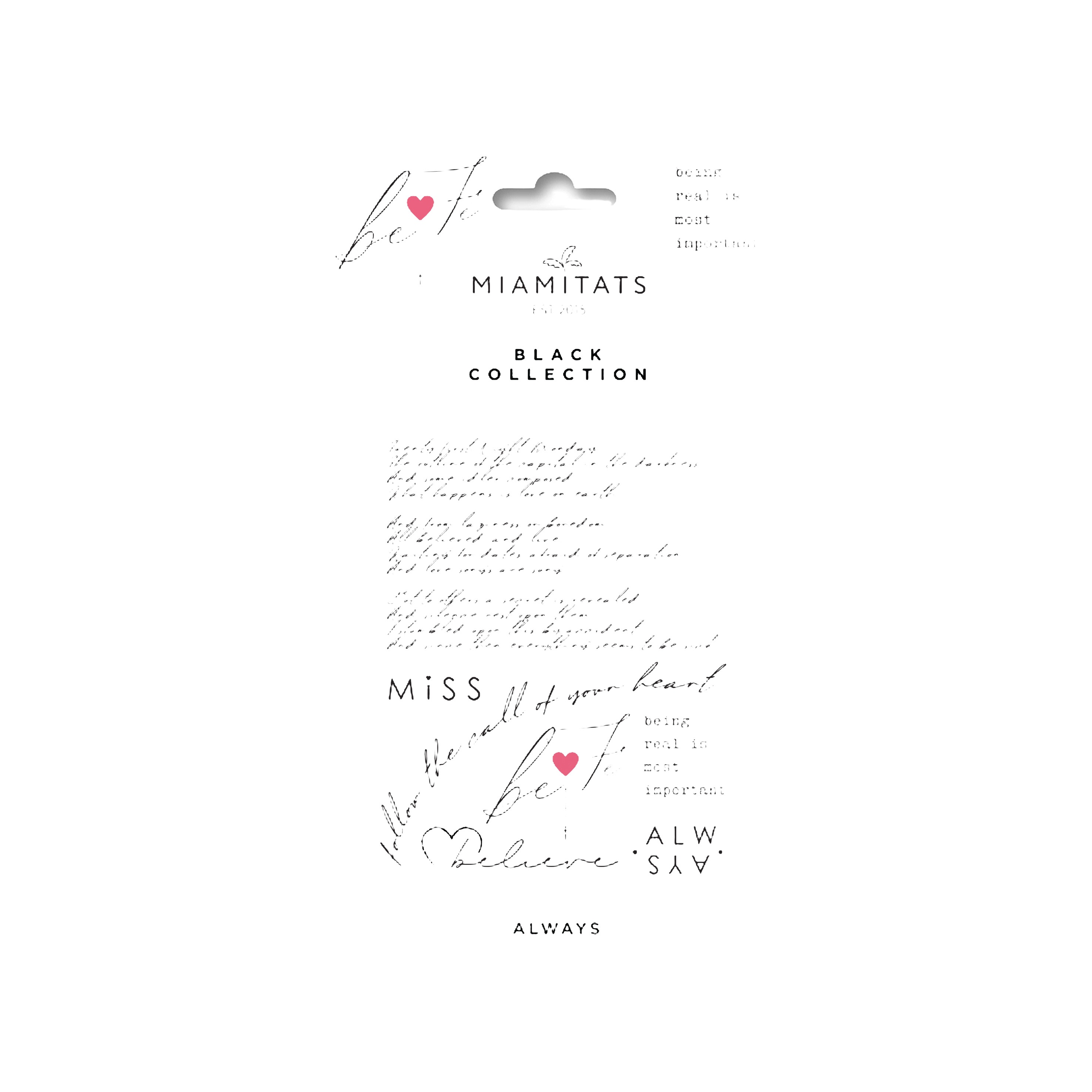 Тату переводные Always купить в VISAGEHALL