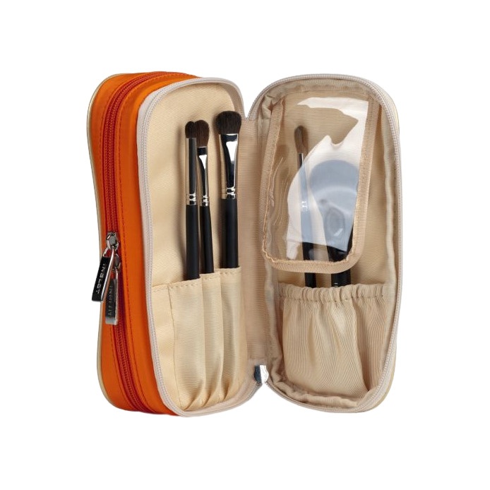 Косметичка Makeup Pencil Case orange-cream купить в VISAGEHALL