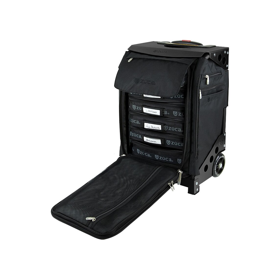 Чемодан Flyer Travel Black & Black купить в VISAGEHALL