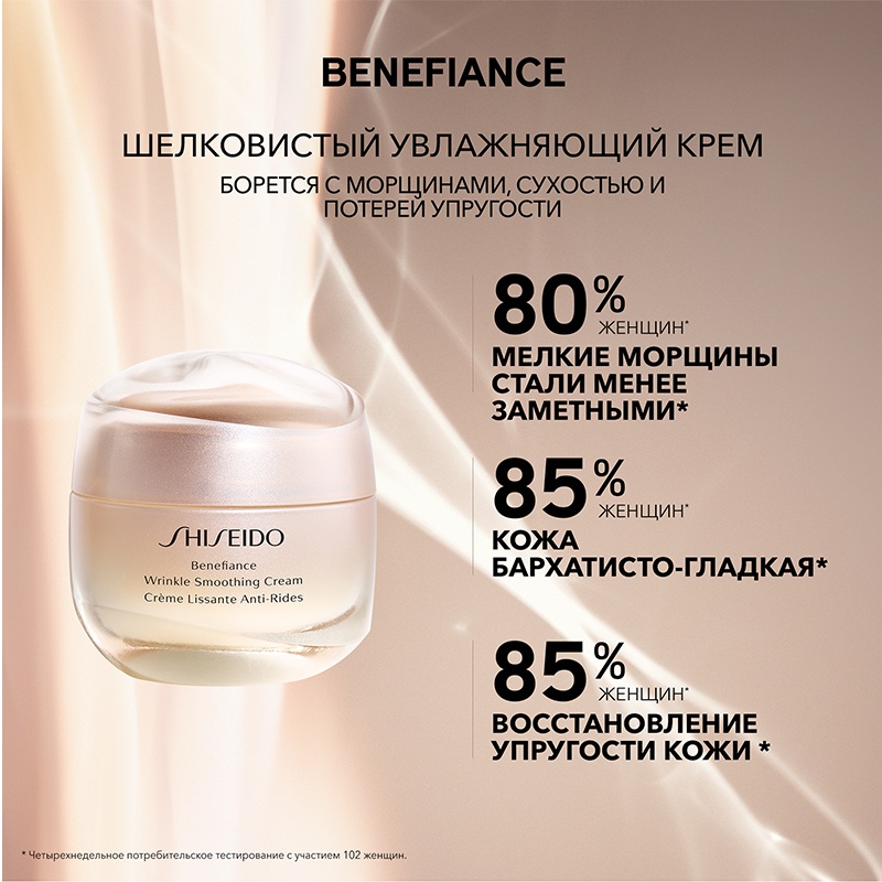 Крем для лица разглаживающий морщины Benefiance купить в VISAGEHALL