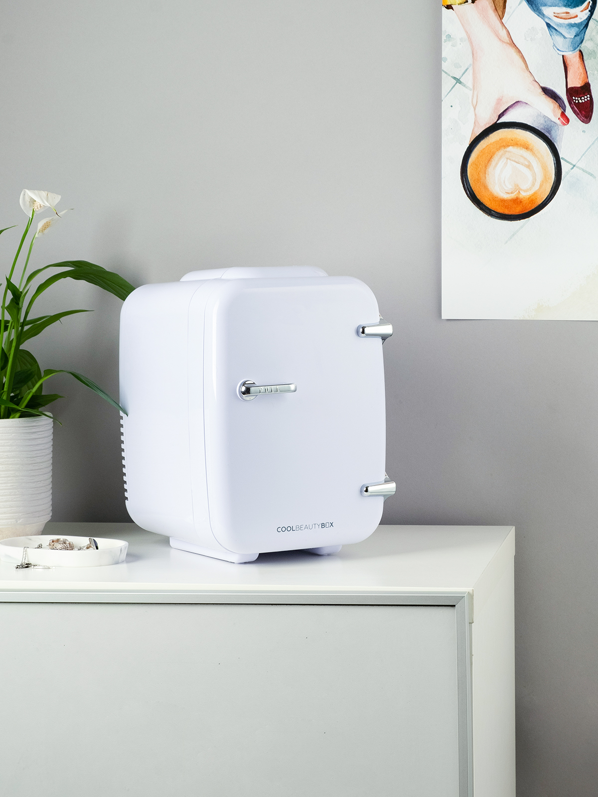 Мини-холодильник Retro Box White 4л купить в VISAGEHALL