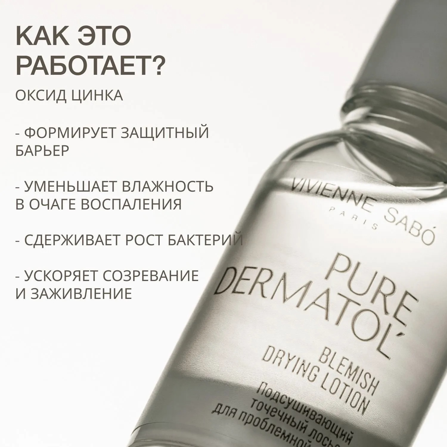 Pure Dermatol Лосьон подсушивающий точечный для проблемной кожи  купить в VISAGEHALL