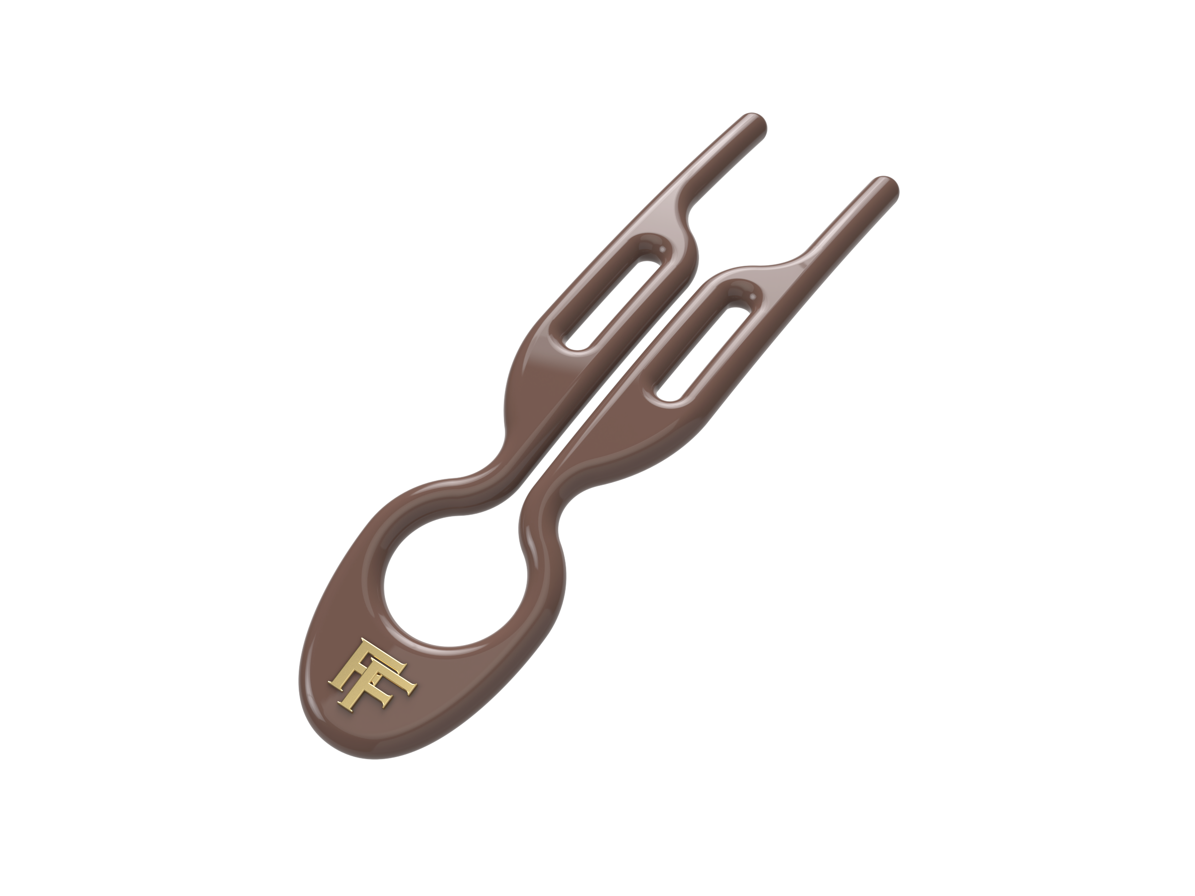 Набор заколок Мокачино / Молочный / Карамельный Hairpin №1 купить в VISAGEHALL