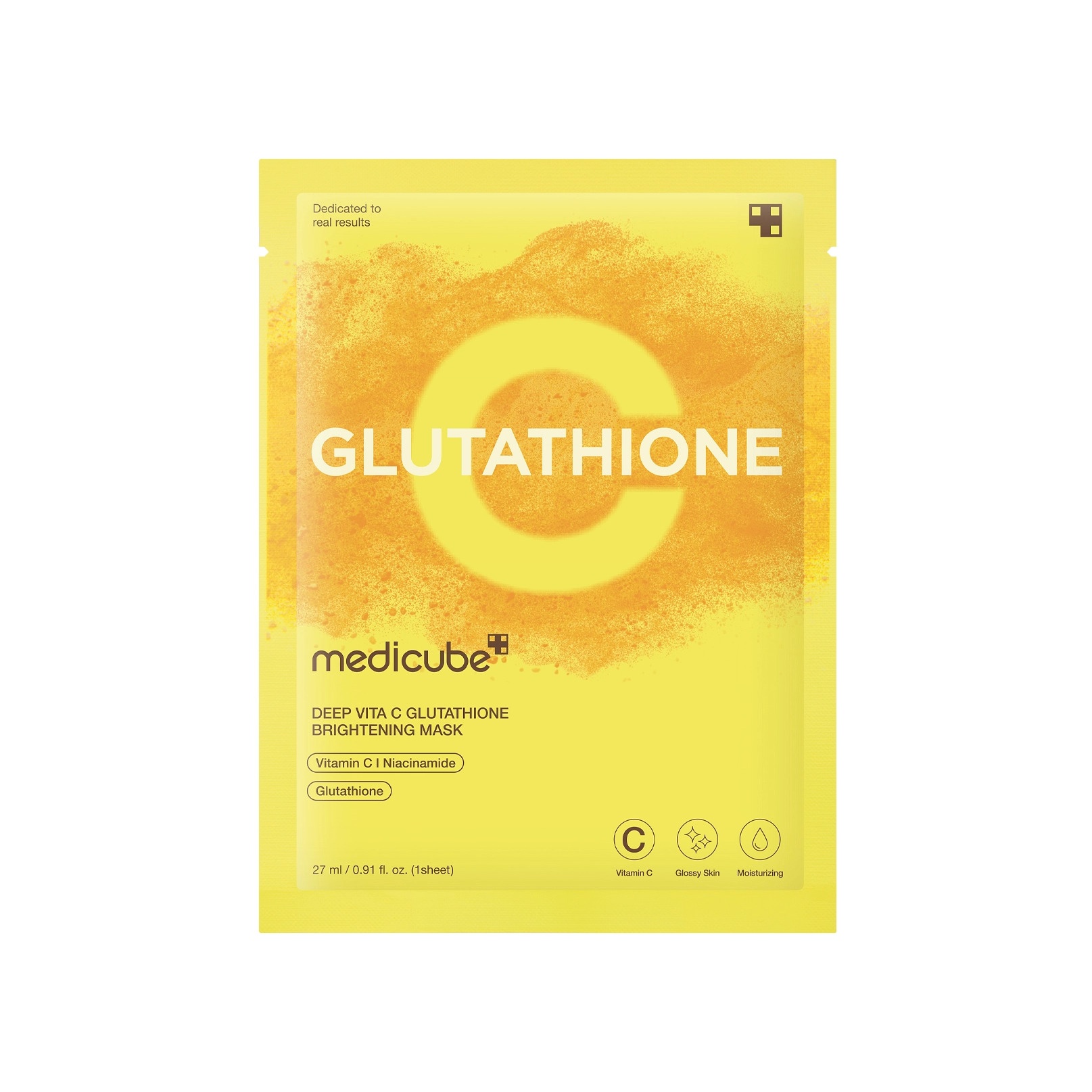 Маска тканевая осветляющая с глутатионом Deep Vita C Glutathione Brightening Mask купить в VISAGEHALL