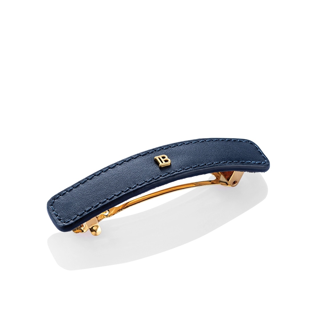 Заколка кожаная Космический сапфир купить в VISAGEHALL