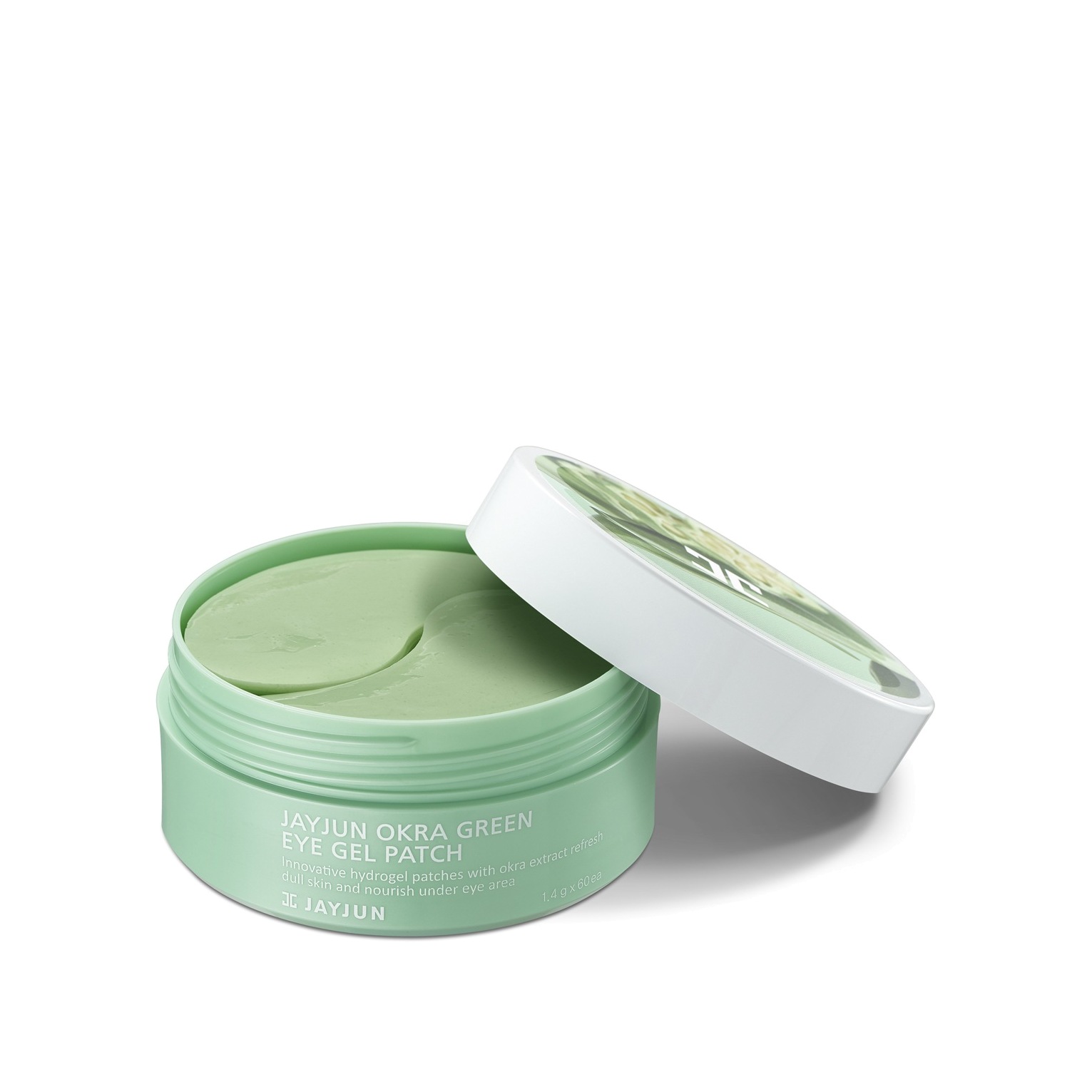 Патчи гидрогелевые для глаз с экстрактом бамии Okra Green Eye Gel купить в VISAGEHALL
