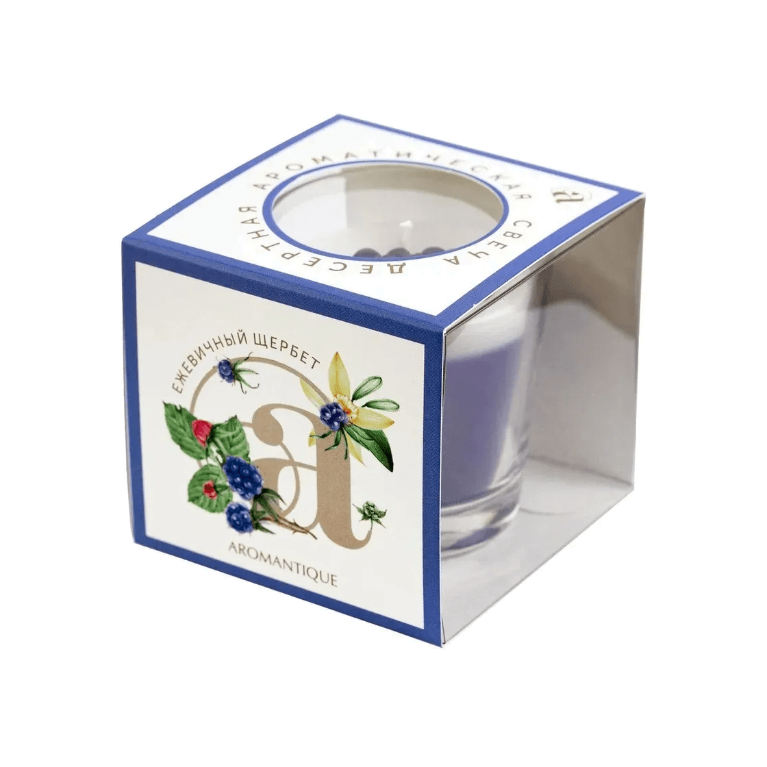 Свеча ароматическая Ежевичный щербет